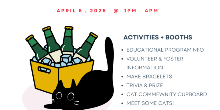 Brews + Mews – Clandestine Brewing – April 5, 2025